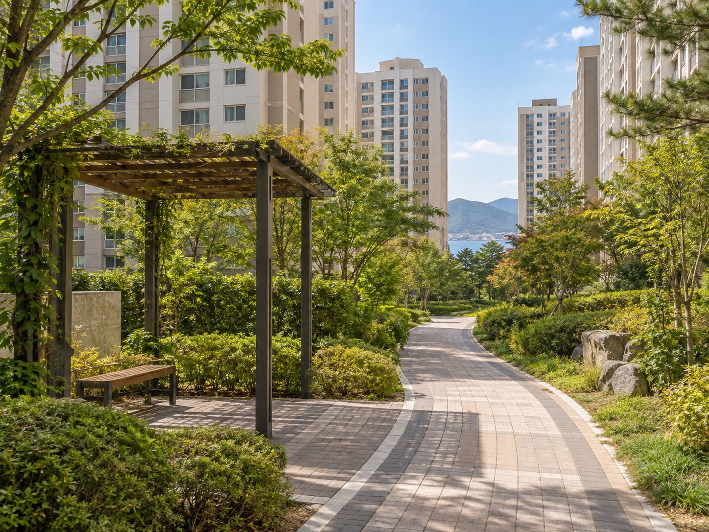 산책로 · 파고라 커뮤니티
